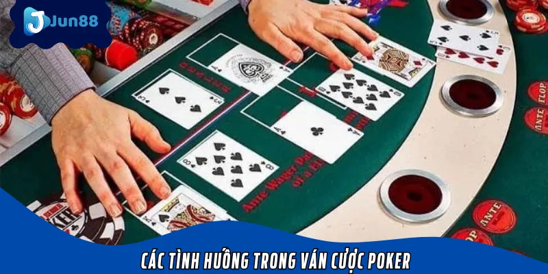 Các hành động dùng trong bài poker
