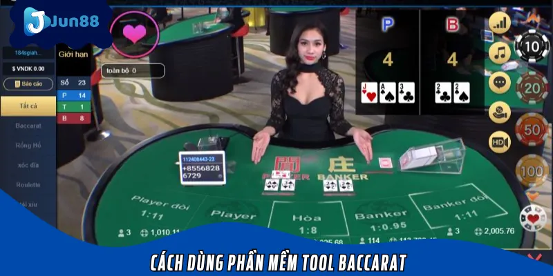 Dùng phần mềm tool baccarat để thắng lớn hơn